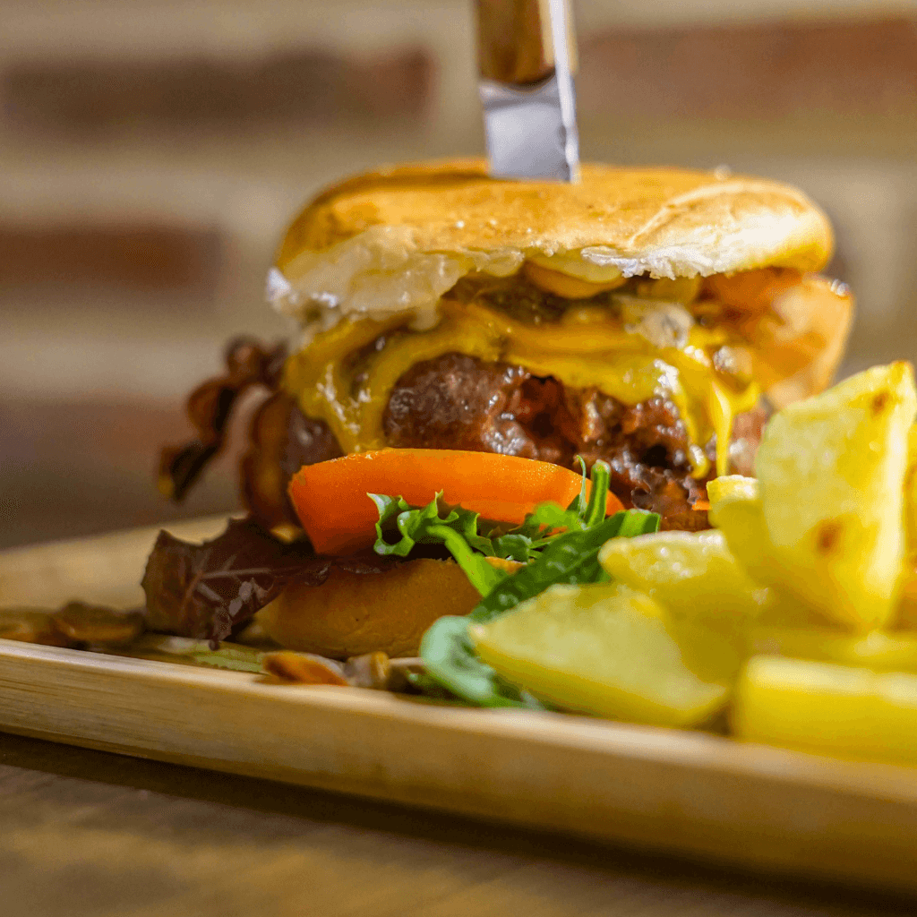 Fotografía de hamburguesas